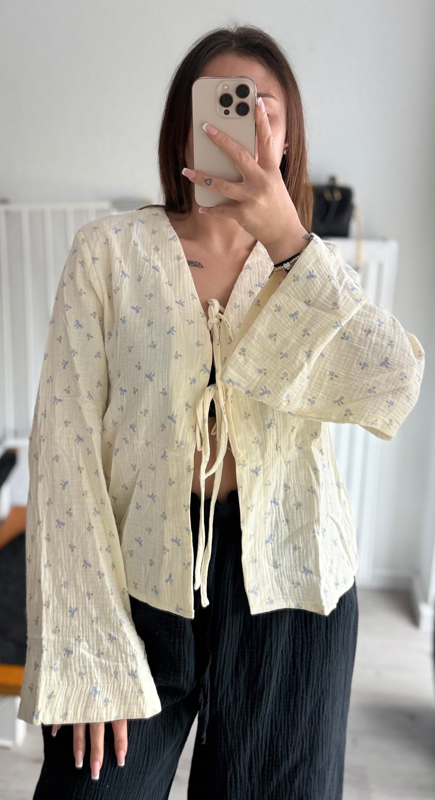 MUSSELIN BLUSE